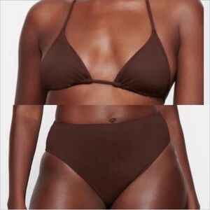 SKIMS Cocoa Swim Set